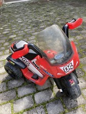 MOTO ELETTRICA PER BAMBINO DUCATI DESMOSEDICI PEG -PEREGO 6V BATTERIA NUOVA