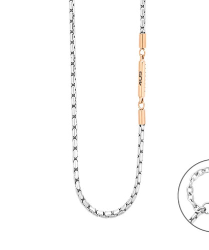 Collana uomo acciaio 316l - uomo,