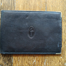 Portafoglio uomo in pelle nera Farpell Made in Italy – Vintage anni ’70 – 13x9