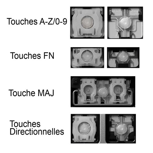 Touche clavier pour - touche,