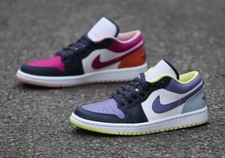 Nike Air Jordan 1 Low Viola Magenta High Mid DJ4342-400 Uomo Taglia 10.5 Donna Taglia 12