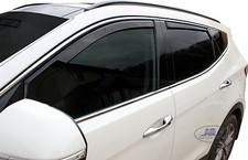 Deflettori Aria Per Hyundai Santa Fe 3 2012-2018 Set 4 Antiturbo Antivento Heko