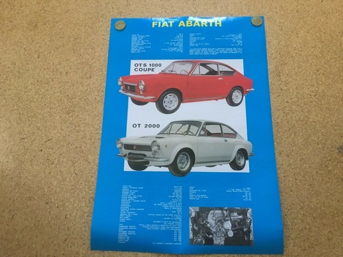 Fiat abarth ots 1000 coupè - abarth,