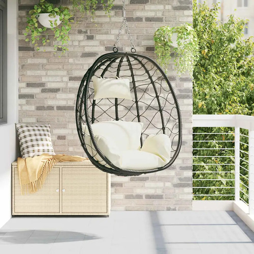 Sedia uovo sospesa polyrattan