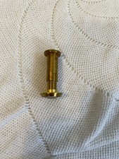 Occhio magico vintage in ottone con sportellino | Spioncino porta In Ottone