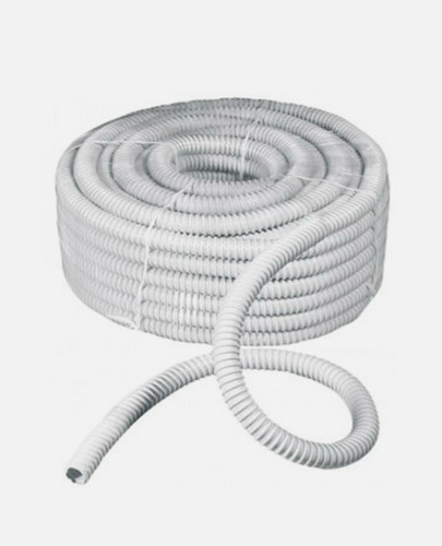 Guaina pvc spiralata bianca - spiralata,