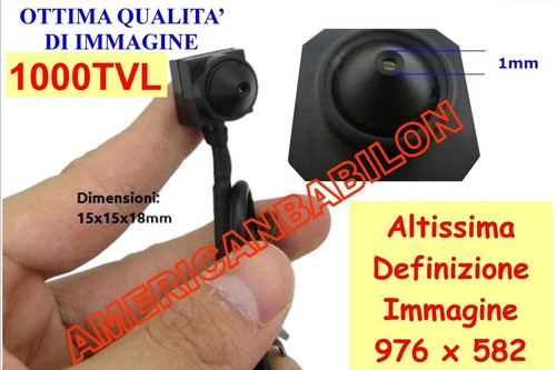 Micro telecamera 1000tvl - telecamera,