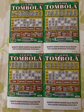 4 GRATTA E VINCI DA COLLEZIONE GIA' GRATTATO “ LA SUPER TOMBOLA “