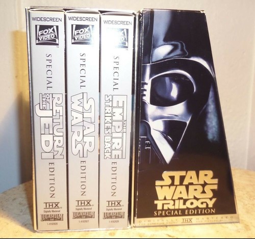 Cofanetto vhs trilogia star - trilogia,