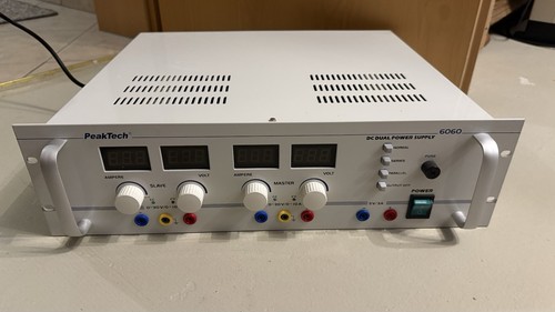 Peaktech dual power supply - power,