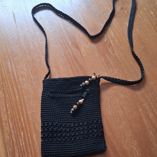 Borsa tracolla all uncinetto - tracolla, all'uncinetto