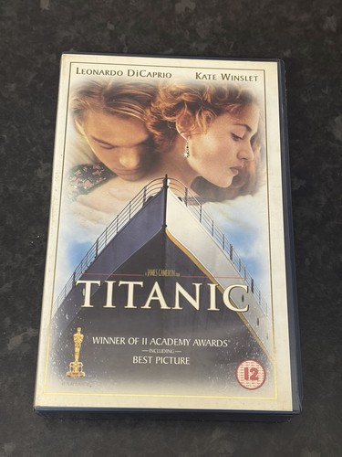 Titanic vhs video cassette - video,