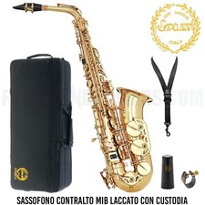 GRASSI SAL700 SASSOFONO CONTRALTO SAX ALTO IN MIB CON CUSTODIA e Accessori