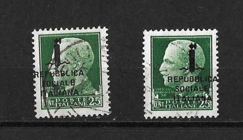 1944 serie imperiale - 1944, r.s.i
