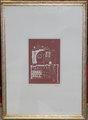 Manlio bacosi litografia con - litografia,