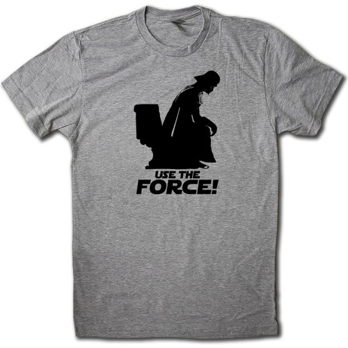 Maglietta use the - force, parody