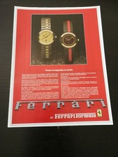 1984 FERRARI OROLOGIO POLSO ORO LINEA CITY MARINE SPORT PUBBLICITA VINTAGE AD