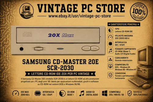 Lettore rom ide samsung - lettore, cd-rom