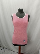 Articolo e2171 canotta donna Dolce&Gabbana rossa a righe bianche, taglia S, asce