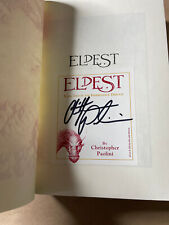 Signed Christopher Paolini: Eldest, signed 1st HB w/DJ (Paolini bookplate)
