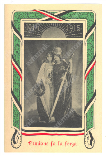 Cartolina postale unione - cartolina,