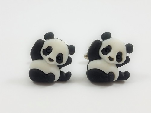 Gemelli panda matrimonio sposi