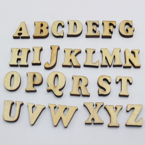100 mini alfabeto legno - mini,