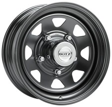 CERCHIO IN ACCIAIO 17" DOTZ 4X4 EXTREME DARK BLACK PER NISSAN TERRANO