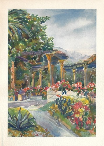 Stampa antica bordighera - stampa,