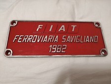 Aln 668 - Targa laterale treno