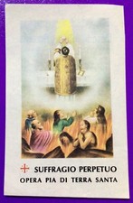 SANTINO HOLY CARD, SUFFRAGIO
