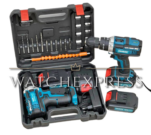 Trapano avvitatore batteria - a,