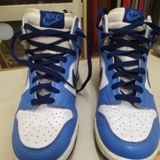 nike dunk high white blue light blue