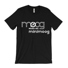 T-Shirt Moog - Music Inc. - Sintetizzatore Analogico - Minimoog - Roland