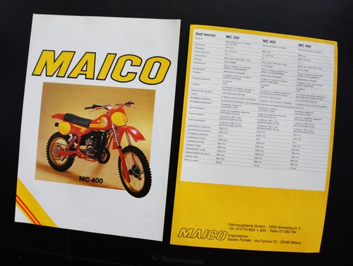Maico mc250 mc400 mc490 - maico, 1980