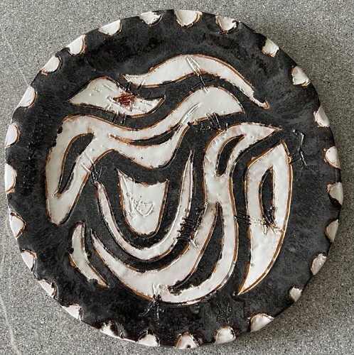 Piatto ceramica smaltata - piatto,
