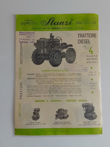Trattore slanzi 4x4 ruote - slanzi, 4