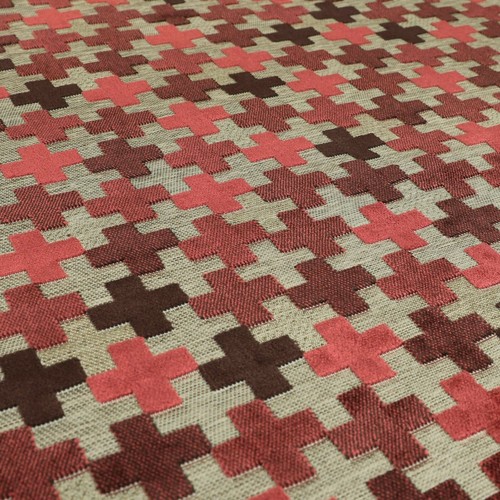 Insegna croce borgogna - croce, rosa