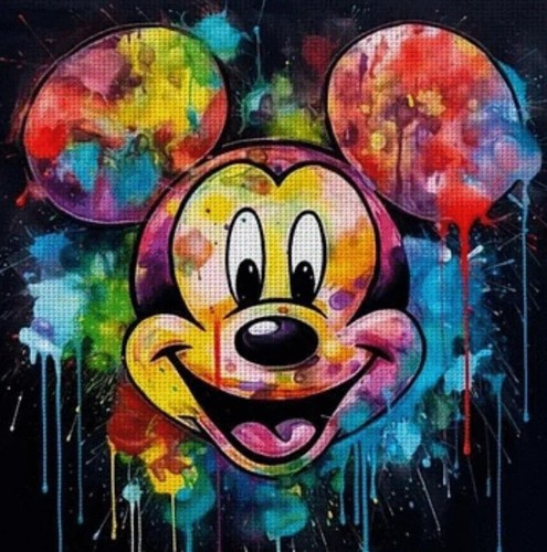 Topolino motivo punto - (2),