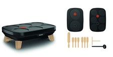 Tefal Crepiera Elettrica, Frittelle, Nero Antiaderente Gourmet PY900D12 (Spina EU)