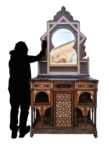 Cortile console specchio - console,