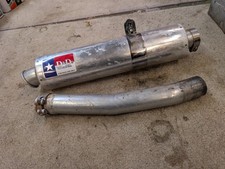 Silenziatore scarico D&D (lattina gara) e tubo collegamento 1993 Yamaha FZR1000 EXUP RU (USATO)