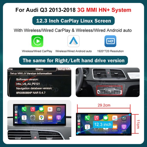 Per audi hn rmc - q3, hn+/rmc