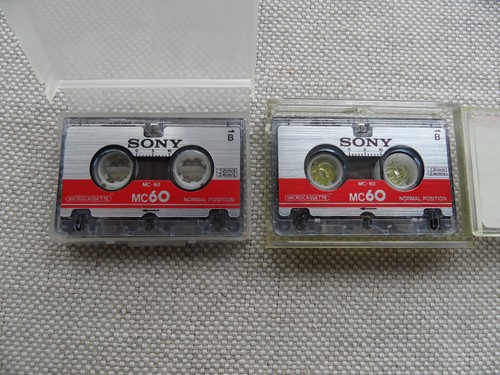Microcassette sony 60 - microcassette, mc