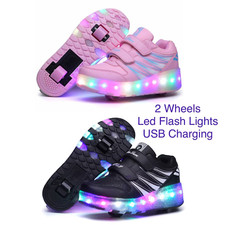 LED 2 Wheels Children Shoes
