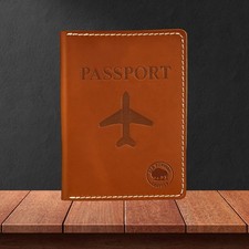 Astuccio Passaporto Personalizzabile in Vera Pelle di Bufalo