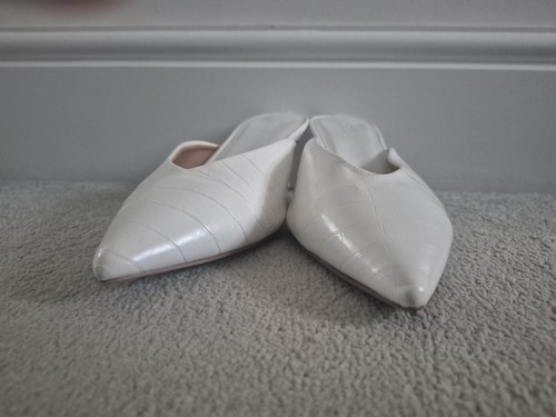 Mules ecopelle bianco - ecopelle, 8