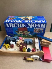 HABA Arca di Noè vecchio gioco epoca legno collezione raro Arche Noah(incompleto
