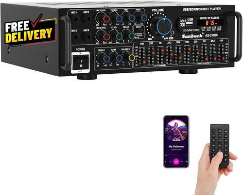 Amplificatore audio stereo - amplificatore,