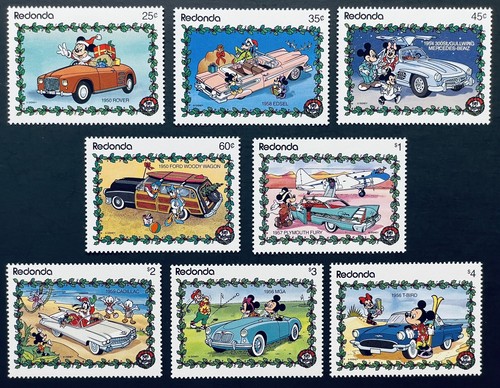 Set francobolli redonda disney - set,